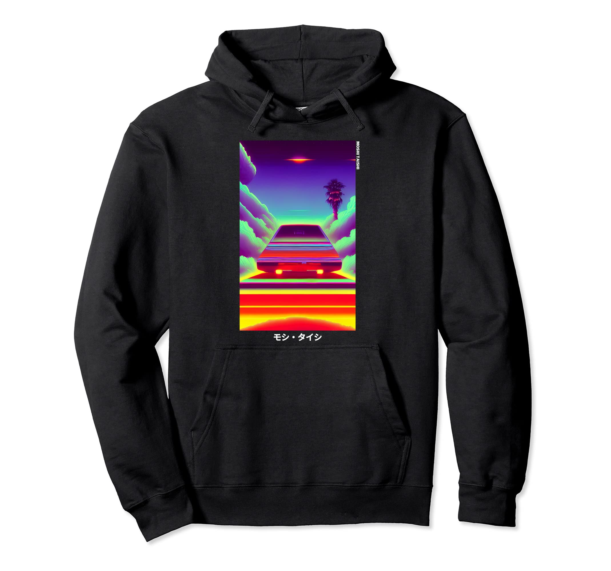 90S Synthwave Japanese Vaporwave Art Otaku Hoodie - Trendy Graphic Unisex - T-Shirt, Sweatshirt, Hoodie