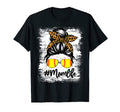 Leopard Baseball Mom Life Messy Bun T-Shirt - Streetwear Style for Adults - T-Shirt, Sweatshirt, Hoodie