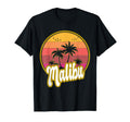 Malibu California Beach Sunset T-Shirt - Custom Art Print Men Women - T-Shirt, Sweatshirt, Hoodie