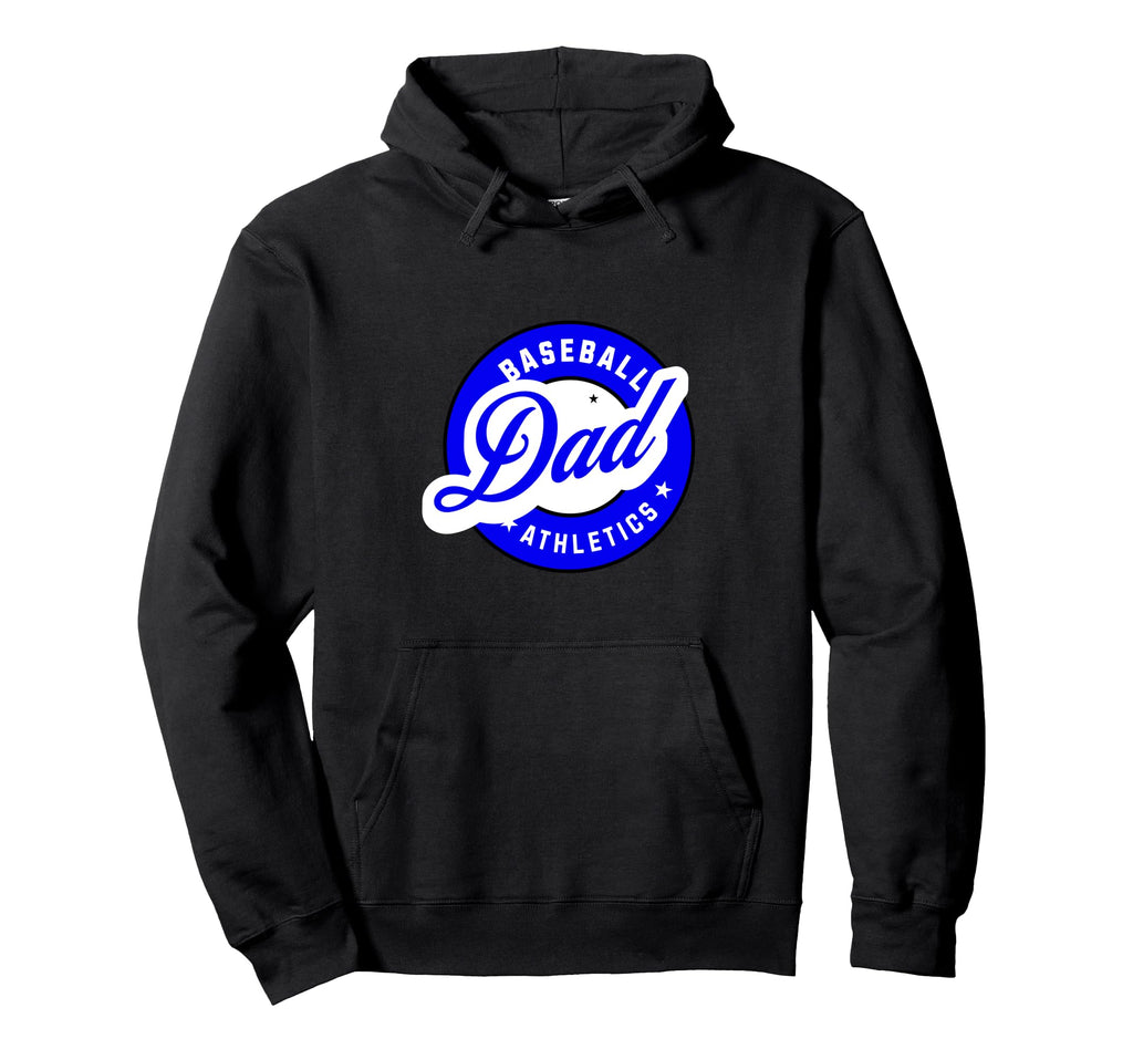 Baseball Dad Athletics Dad Who Loves Hoodie - Novelty Apparel Men Women - T-Shirt, Sweatshirt, Hoodie