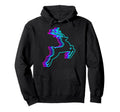 Reindeer Santa Claus Vaporwave Hoodie - Aesthetic Graphic Unisex - T-Shirt, Sweatshirt, Hoodie
