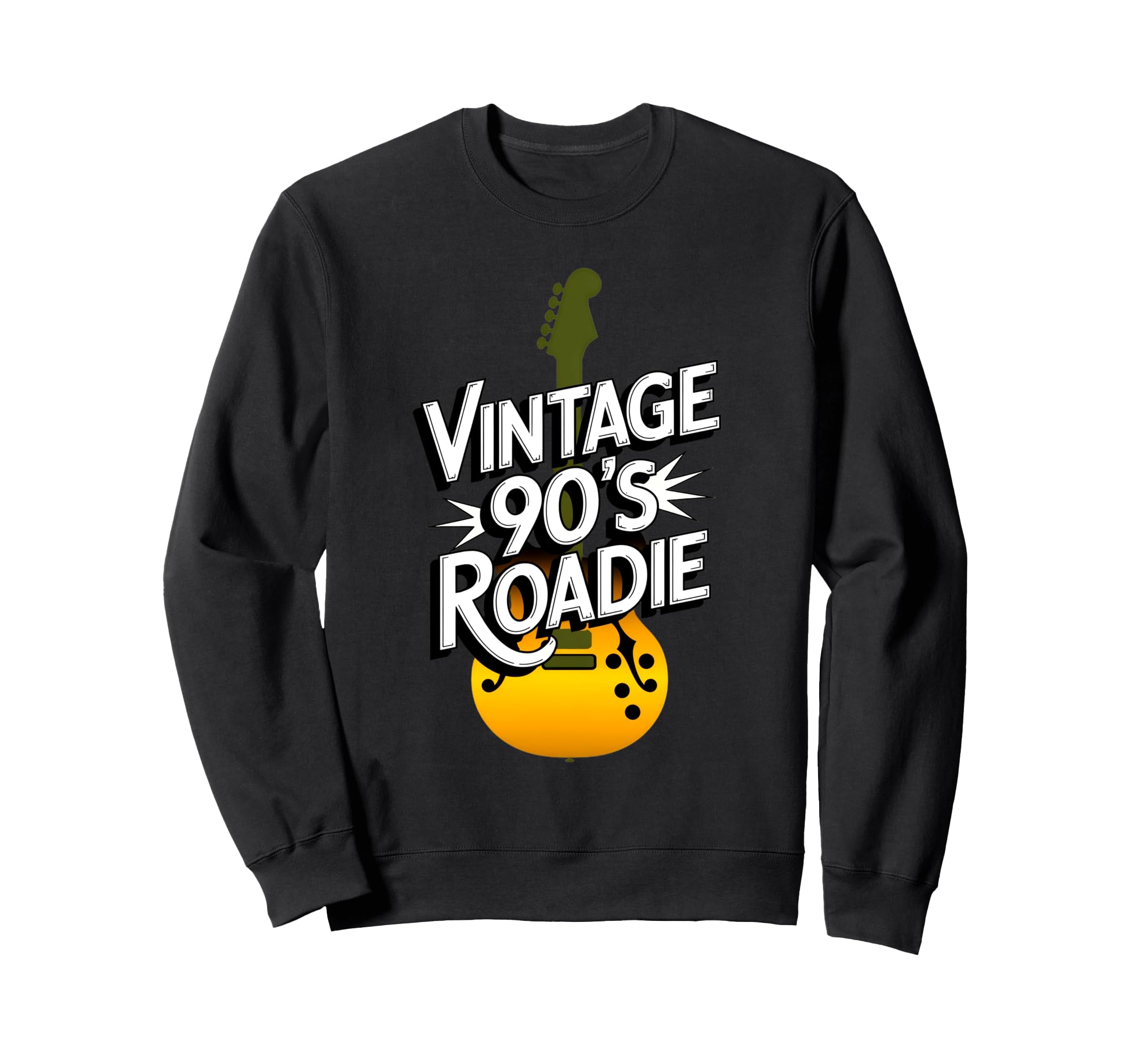 90S Roadie Rock Music Country Sweatshirt - Custom Art Print Men Women - T-Shirt, Sweatshirt, Hoodie