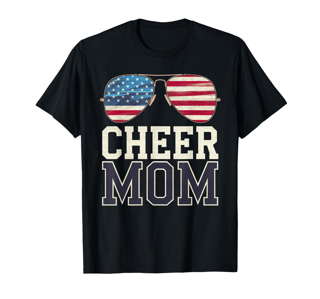 Cheer Mom Mother Bow Cheerleader Game Day T-Shirt - Unique Graphic Unisex - T-Shirt, Sweatshirt, Hoodie