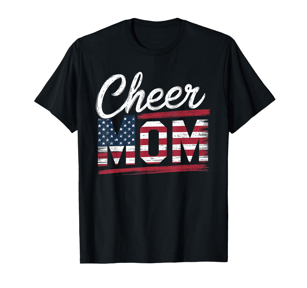 Cheer Mom Mother Bow Cheerleader T-Shirt - Casual Everyday Wear Men Women - T-Shirt, Sweatshirt, Hoodie