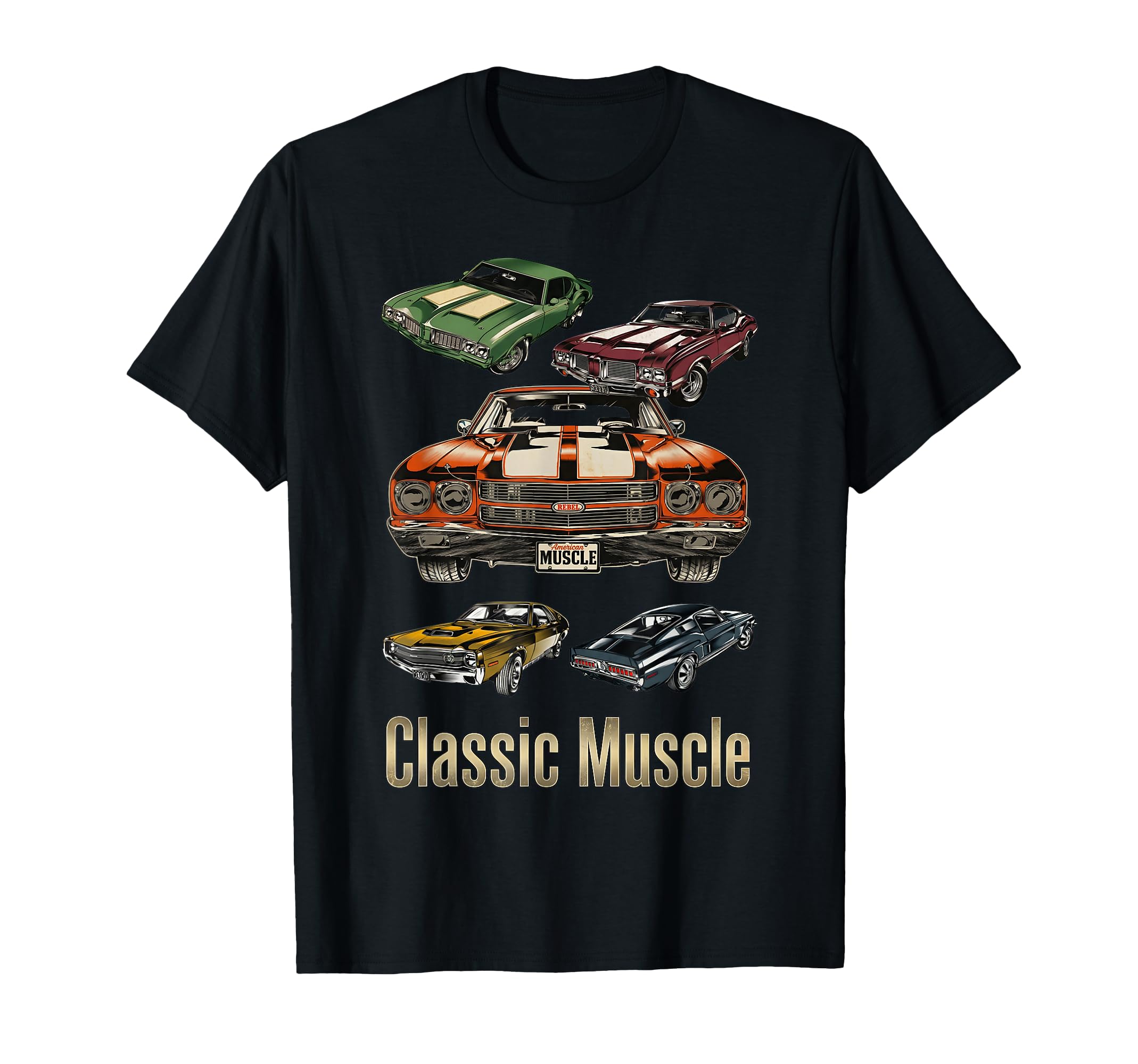 66 67 68 69 70 71 72 Chevelle Muscle Car T-Shirt - Custom Art Print Unisex - T-Shirt, Sweatshirt, Hoodie