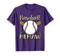 Baseball Memaw Sports Player Lover T-Shirt - Minimalist Print Men Women - T-Shirt, Sweatshirt, Hoodie