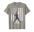 Distressed American Flag Baseball T-Shirt - Graphic Print Men Women - T-Shirt, Sweatshirt, Hoodie