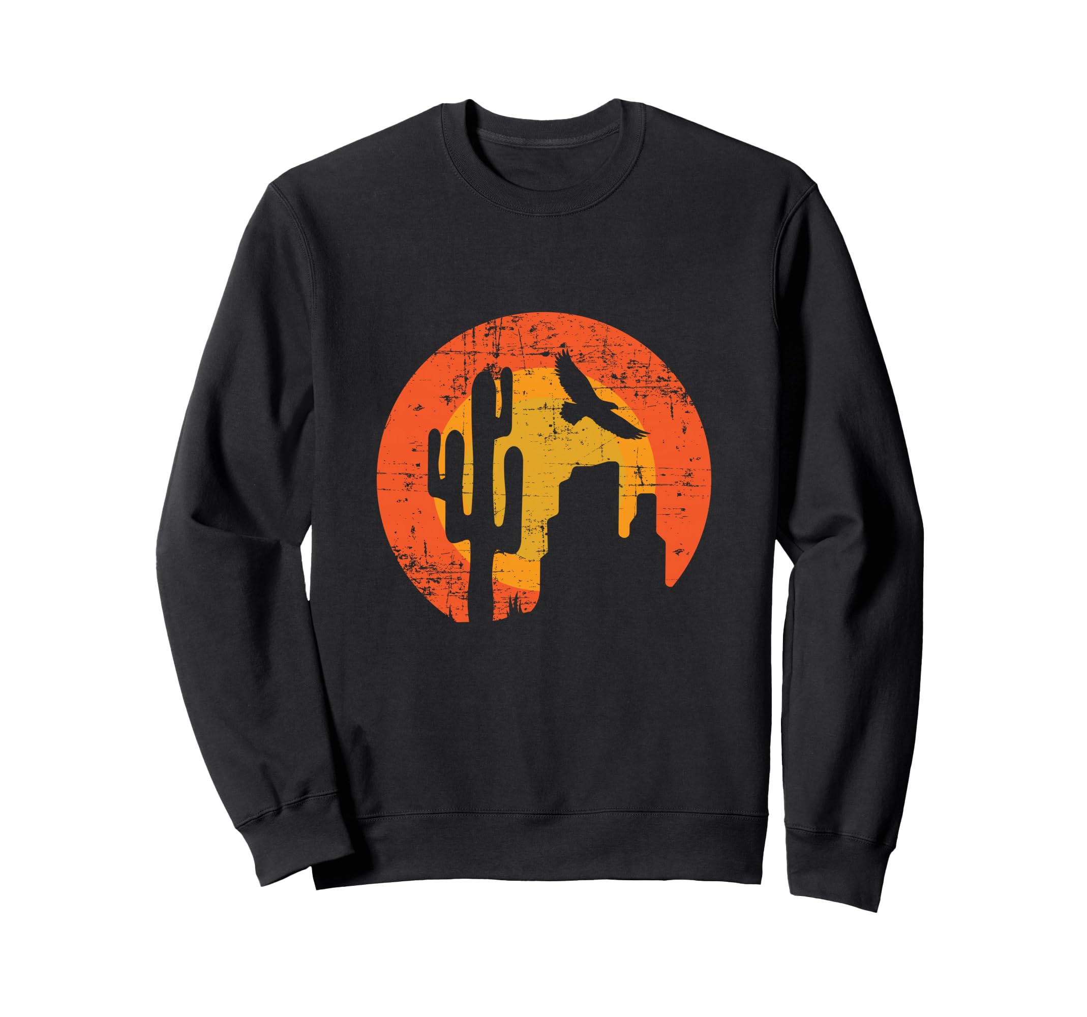 Western Distressed Wild West Sweatshirt - Streetwear Style Men Women - T-Shirt, Sweatshirt, Hoodie