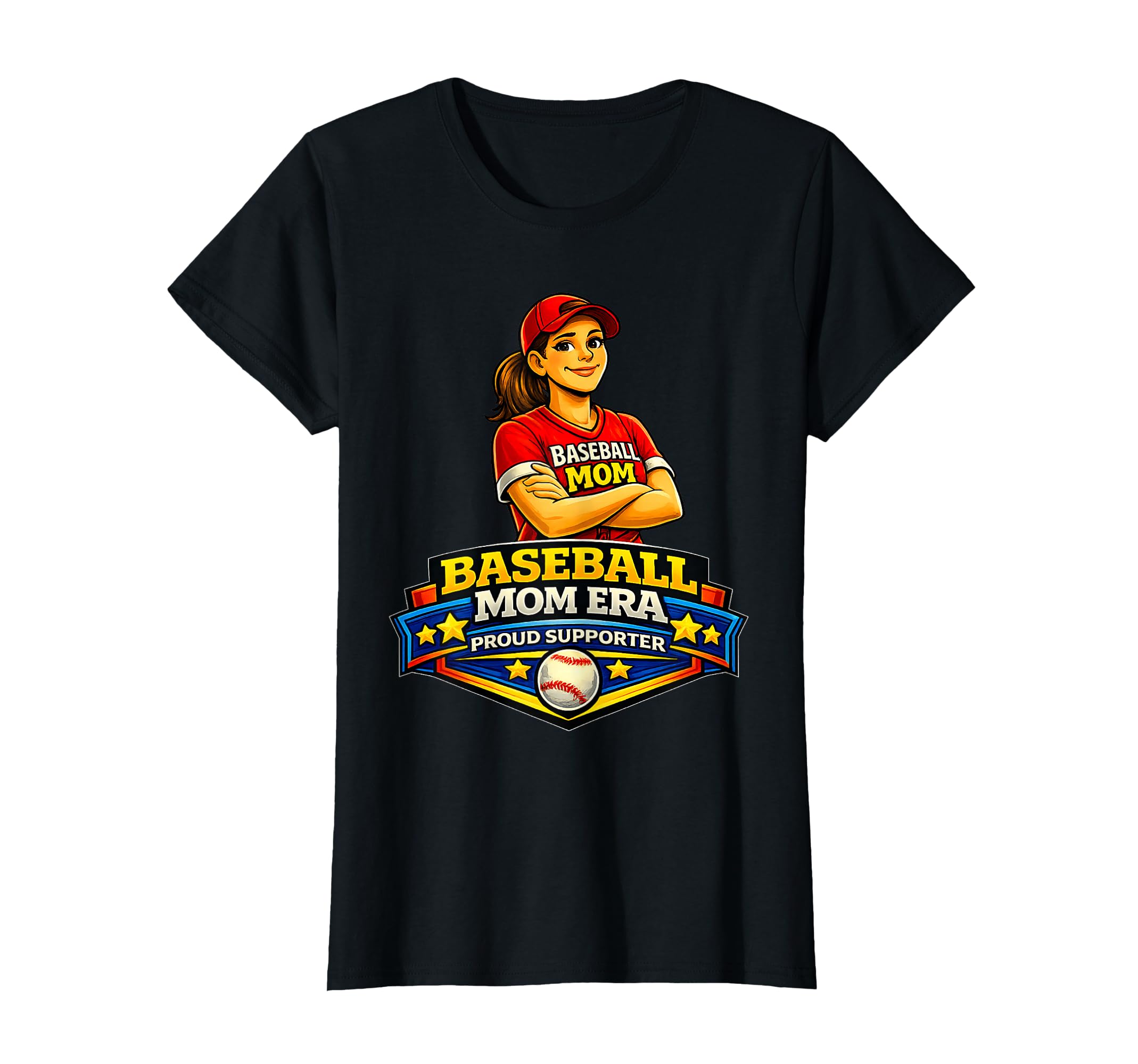 Baseball Mom Era Proud Game Day T-Shirt - Casual Everyday Wear Unisex - T-Shirt, Sweatshirt, Hoodie