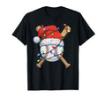 Santa Sports Baseball Player T-Shirt - Aesthetic Graphic Men Women - T-Shirt, Sweatshirt, Hoodie