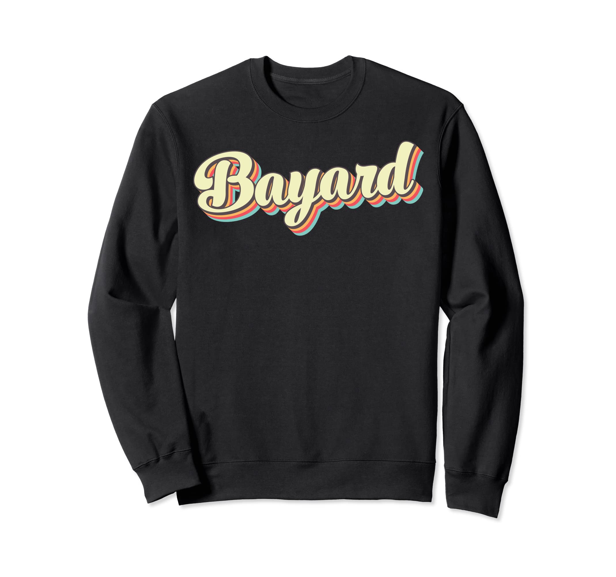Bayard Art Baseball Font Sweatshirt - Novelty Apparel for Adults - T-Shirt, Sweatshirt, Hoodie