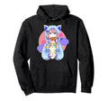Asocial Kawaii Japanese Anime Cat Hoodie - Casual Everyday Wear Unisex - T-Shirt, Sweatshirt, Hoodie