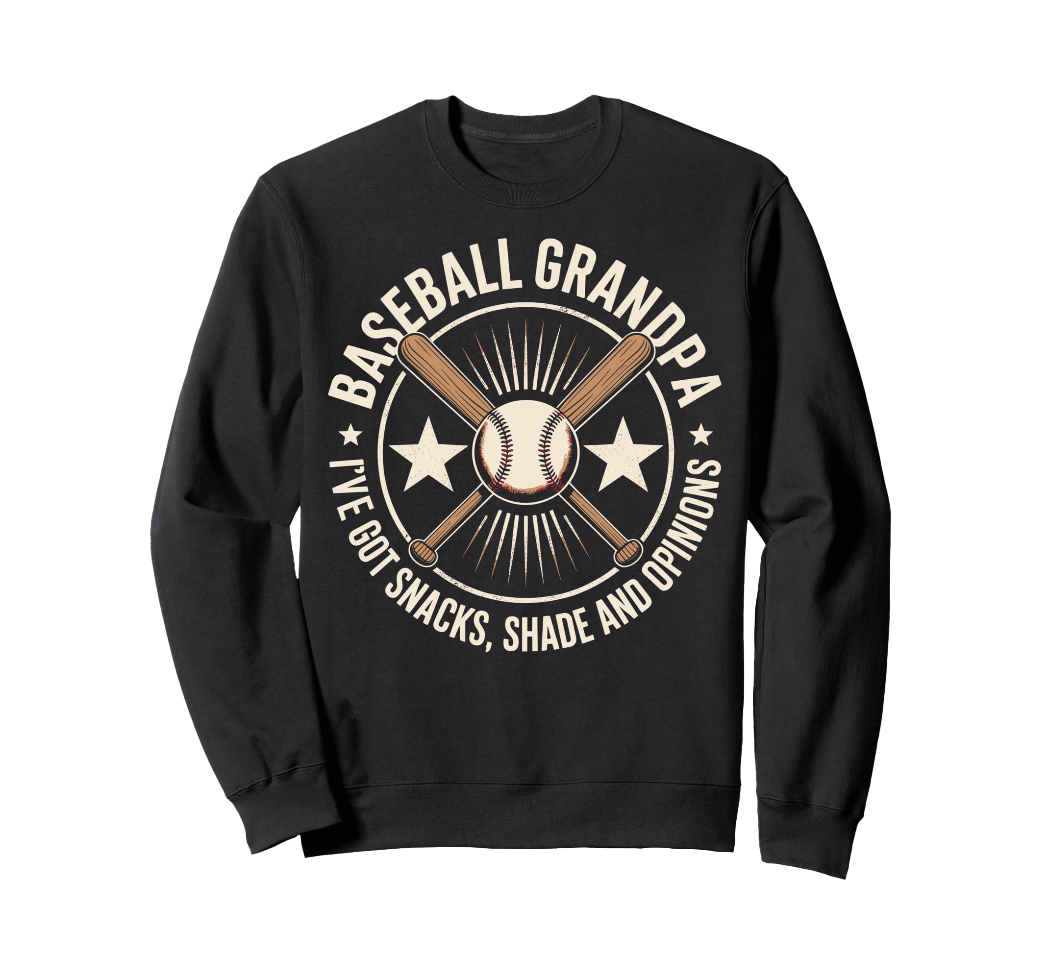 Funny Grandpa Baseball Player Fathers Hoodie - Trendy Graphic Men Women - T-Shirt, Sweatshirt, Hoodie