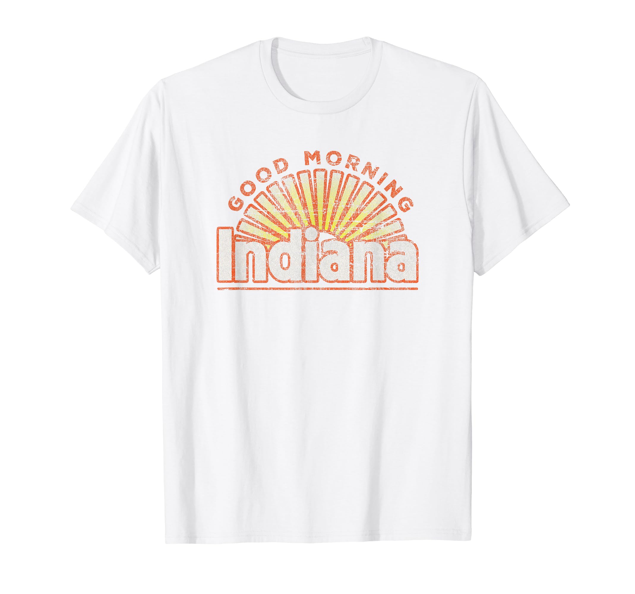 Indiana Good Morning Running T-Shirt - Aesthetic Graphic for Adults - T-Shirt, Sweatshirt, Hoodie