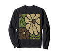 Womens Camo Floral Boho Flowers Camo Sweatshirt - Graphic Print for Adults - T-Shirt, Sweatshirt, Hoodie