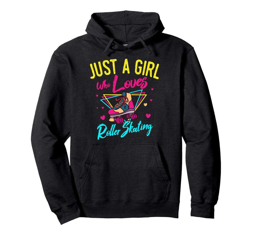 Skater Just Who Loves Roller Skating Hoodie - Custom Art Print Unisex - T-Shirt, Sweatshirt, Hoodie