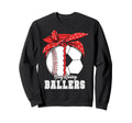 Baseball Soccer Busy Raising Sweatshirt - Minimalist Print Men Women - T-Shirt, Sweatshirt, Hoodie