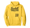 Baseball Mom Jersey 10 Baseball Hoodie - Streetwear Style for Adults - T-Shirt, Sweatshirt, Hoodie