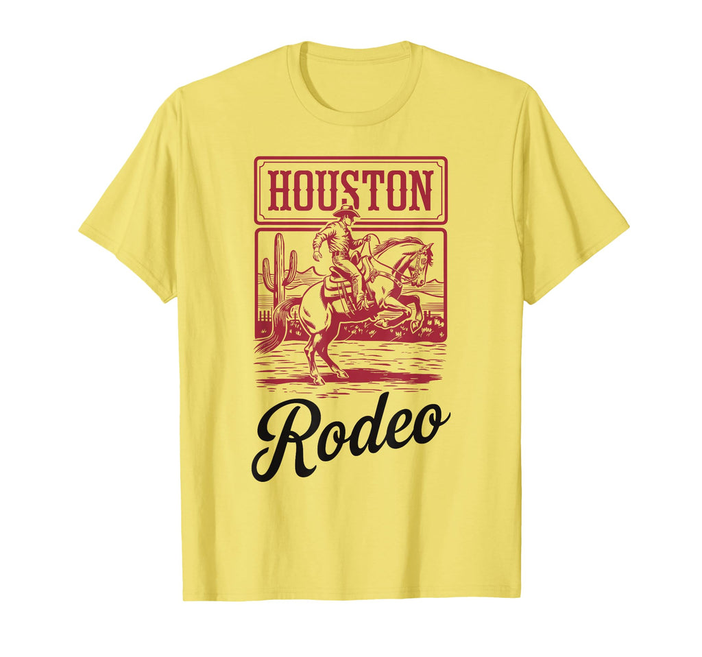 Houston Rodeo Bronc Horse Riding T-Shirt - Casual Everyday Wear for Adults - T-Shirt, Sweatshirt, Hoodie