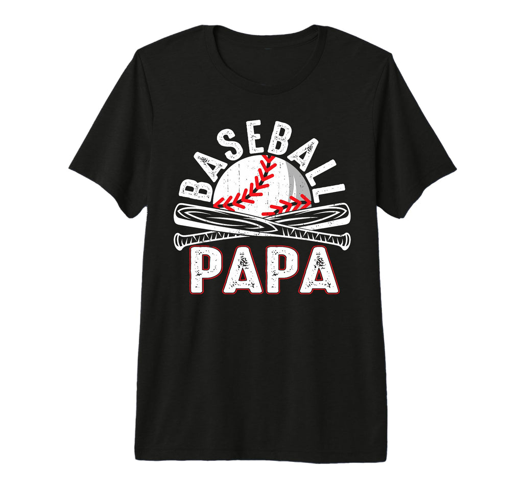 Mens Baseball Papa Fathers Day T-Shirt - Fun Novelty Design Unisex - T-Shirt, Sweatshirt, Hoodie