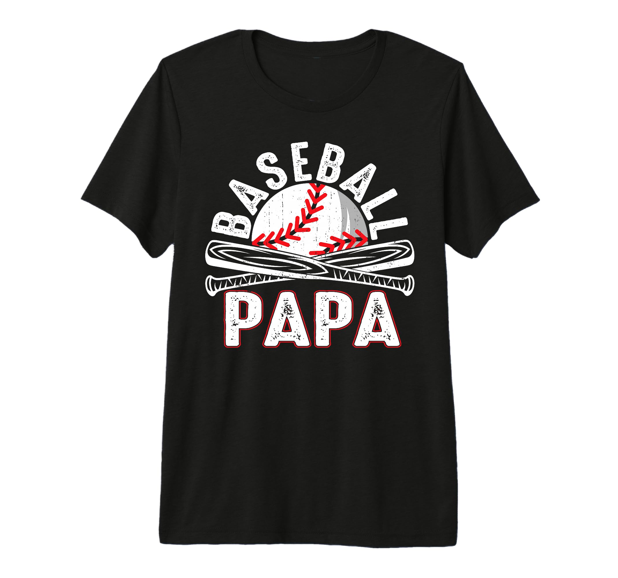 Mens Baseball Papa Fathers Day T-Shirt - Fun Novelty Design Unisex - T-Shirt, Sweatshirt, Hoodie