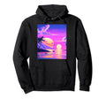 Hawaii Vaporwave Sunset Synthwave Hoodie - Novelty Apparel Men Women - T-Shirt, Sweatshirt, Hoodie
