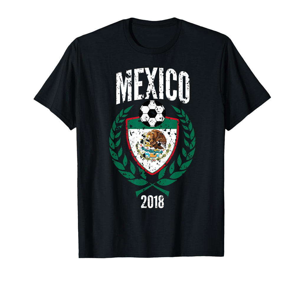 Mexico Soccer Jersey Distressed T-Shirt - Novelty Apparel Men Women - T-Shirt, Sweatshirt, Hoodie