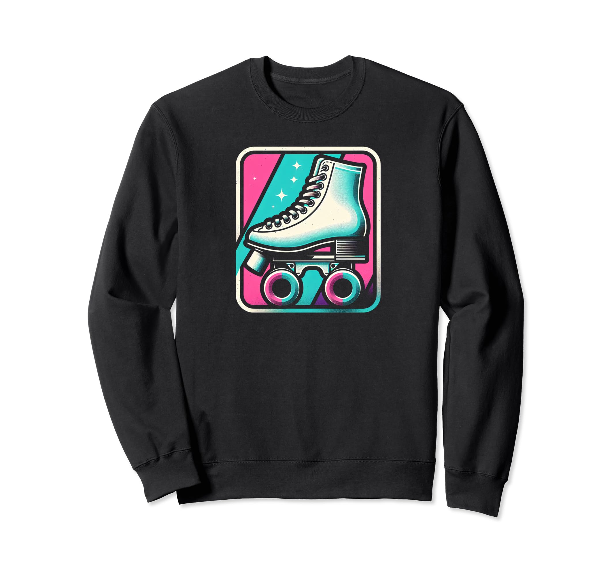 Minimalistic Roller Skate Sweatshirt - Custom Art Print Unisex - T-Shirt, Sweatshirt, Hoodie
