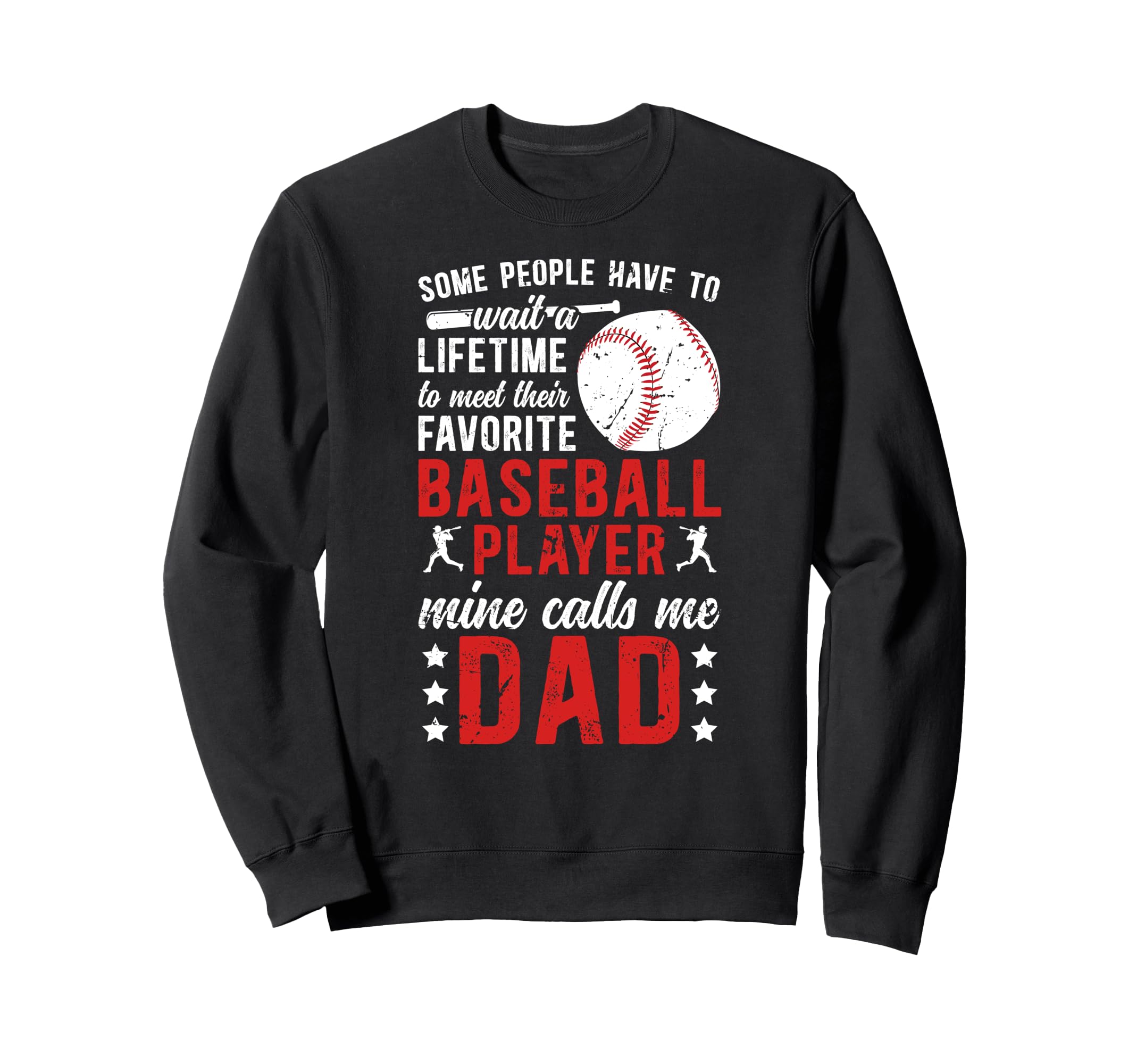Proud Baseball Dad Baseball Player Dad Sweatshirt - Novelty Apparel Unisex - T-Shirt, Sweatshirt, Hoodie