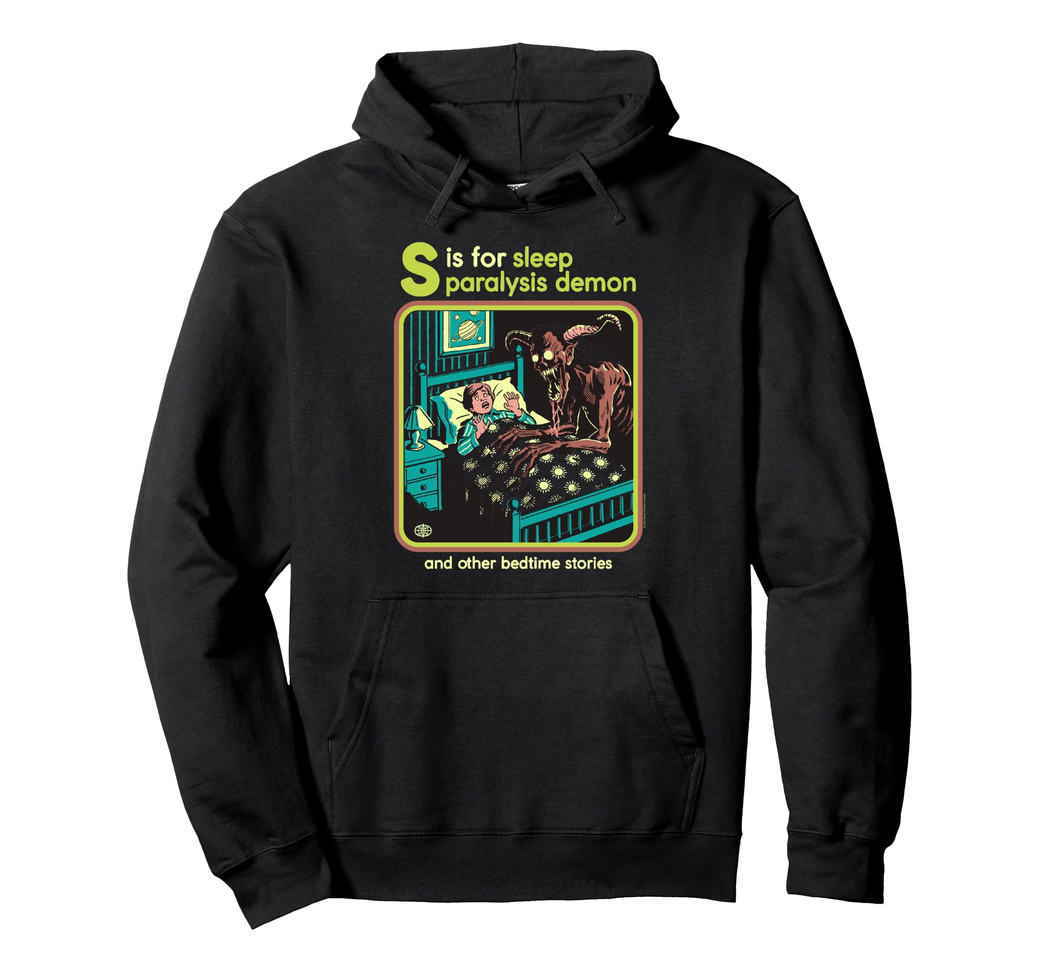 Steven Rhodes S Is Sleep Paralysis Hoodie - Minimalist Print for Adults - T-Shirt, Sweatshirt, Hoodie