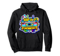 Colorful Hip Hop Cassette Tape Hoodie - Custom Art Print Unisex - T-Shirt, Sweatshirt, Hoodie