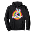 Roller Skater Skating 70S 80S Skates Hoodie - Novelty Apparel Unisex - T-Shirt, Sweatshirt, Hoodie