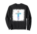 Rustic Grunge Distressed Cross Sweatshirt - Trendy Graphic Men Women - T-Shirt, Sweatshirt, Hoodie