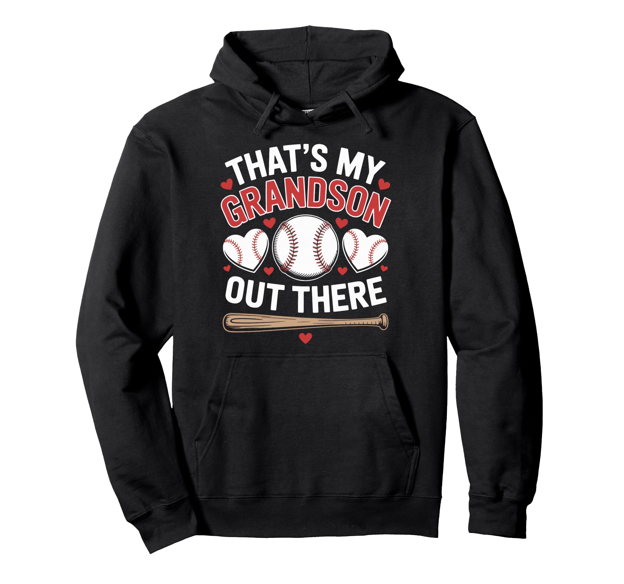Thats My Grandson Out There Family Hoodie - Graphic Print for Adults - T-Shirt, Sweatshirt, Hoodie