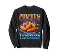 90S Crispy Fried Chicken Tenders Sweatshirt - Custom Art Print for Adults - T-Shirt, Sweatshirt, Hoodie