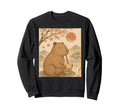 Capybara Bubble Tea Anime Japanese Sweatshirt - Novelty Apparel Men Women - T-Shirt, Sweatshirt, Hoodie