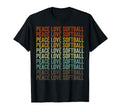 Peace Love Softball Softball Peace Love T-Shirt - Graphic Print Unisex - T-Shirt, Sweatshirt, Hoodie