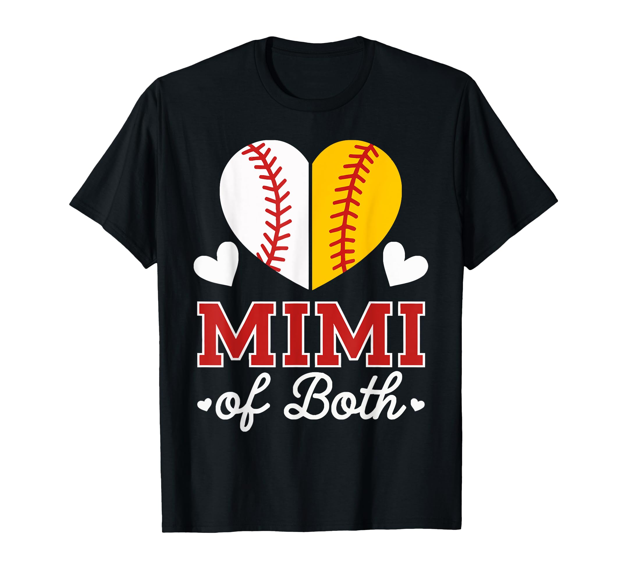 Mimi Baseball Grandma Grandmother Granny T-Shirt - Graphic Print Men Women - T-Shirt, Sweatshirt, Hoodie