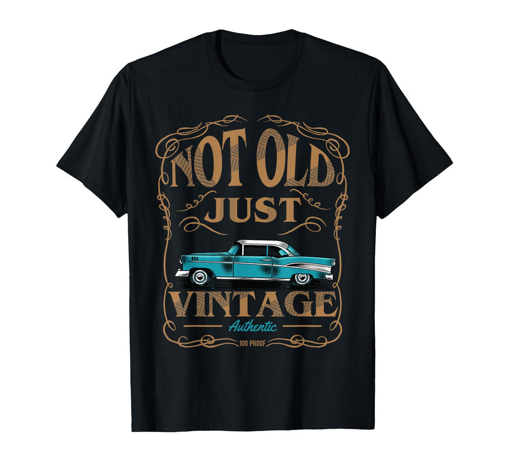Not Old Just American Car Birthday T-Shirt - Streetwear Style for Adults - T-Shirt, Sweatshirt, Hoodie