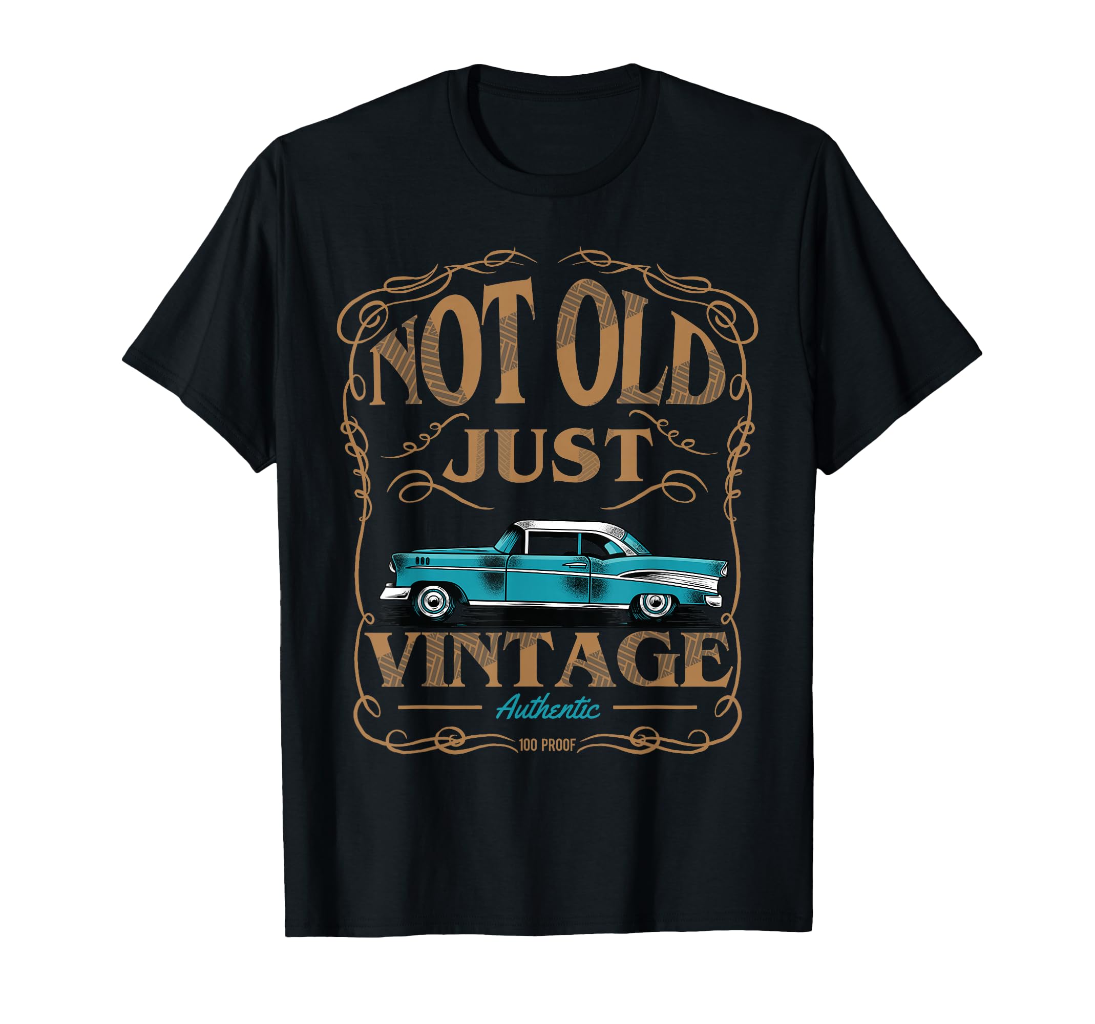 Not Old Just American Car Birthday T-Shirt - Streetwear Style for Adults - T-Shirt, Sweatshirt, Hoodie