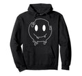Drippy Acid Smiley Paint Drip Hoodie - Aesthetic Graphic for Adults - T-Shirt, Sweatshirt, Hoodie