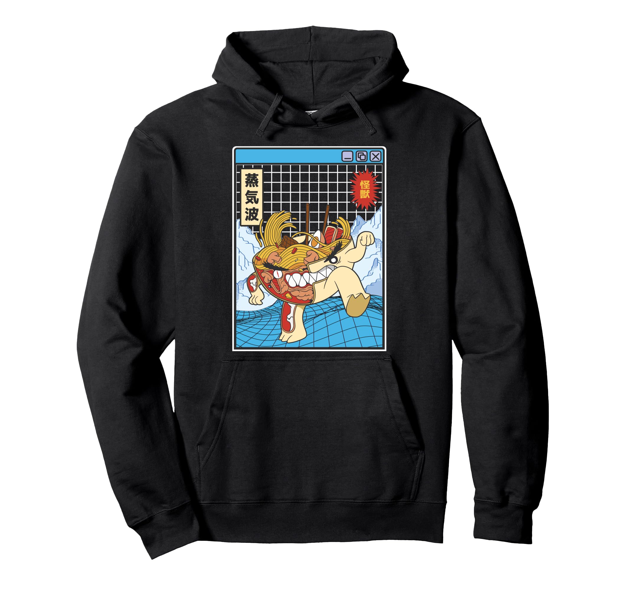 Ramen Noodles X Ray Kawaii Grid Hoodie - Custom Art Print Men Women - T-Shirt, Sweatshirt, Hoodie