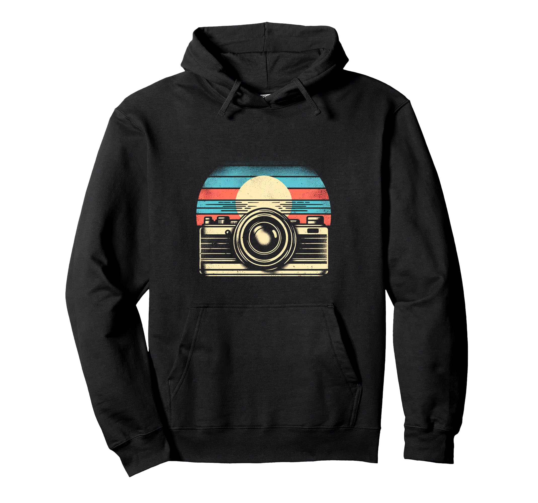 Camera Sunset Hoodie - Trendy Graphic Unisex - T-Shirt, Sweatshirt, Hoodie