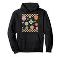 Groovy 70S Flower Power Floral Hippie Hoodie - Minimalist Print for Adults - T-Shirt, Sweatshirt, Hoodie
