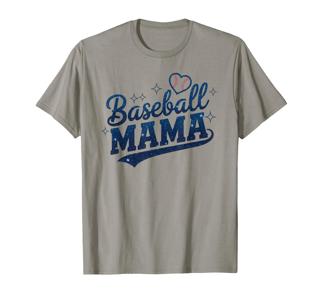 Baseball Mama Baseball Mom Heart T-Shirt - Minimalist Print for Adults - T-Shirt, Sweatshirt, Hoodie