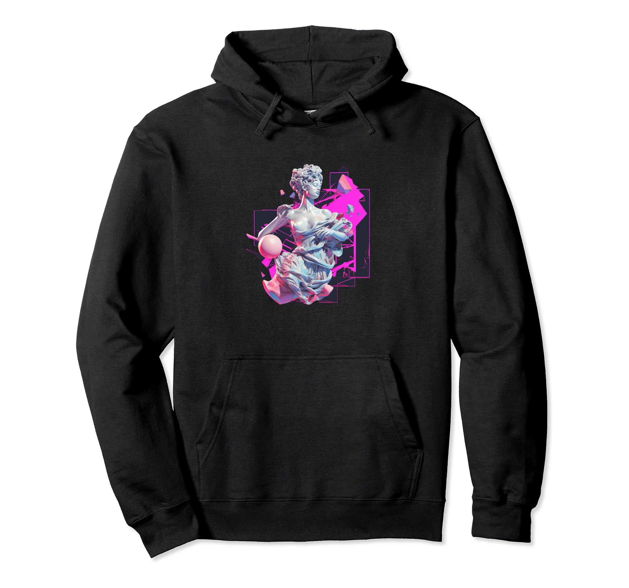 Vaperwave Aesthetic Glitch Anime Hoodie - Aesthetic Graphic Unisex - T-Shirt, Sweatshirt, Hoodie