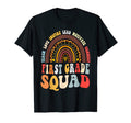 First Grade Teacher Squad Back To T-Shirt - Novelty Apparel for Adults - T-Shirt, Sweatshirt, Hoodie
