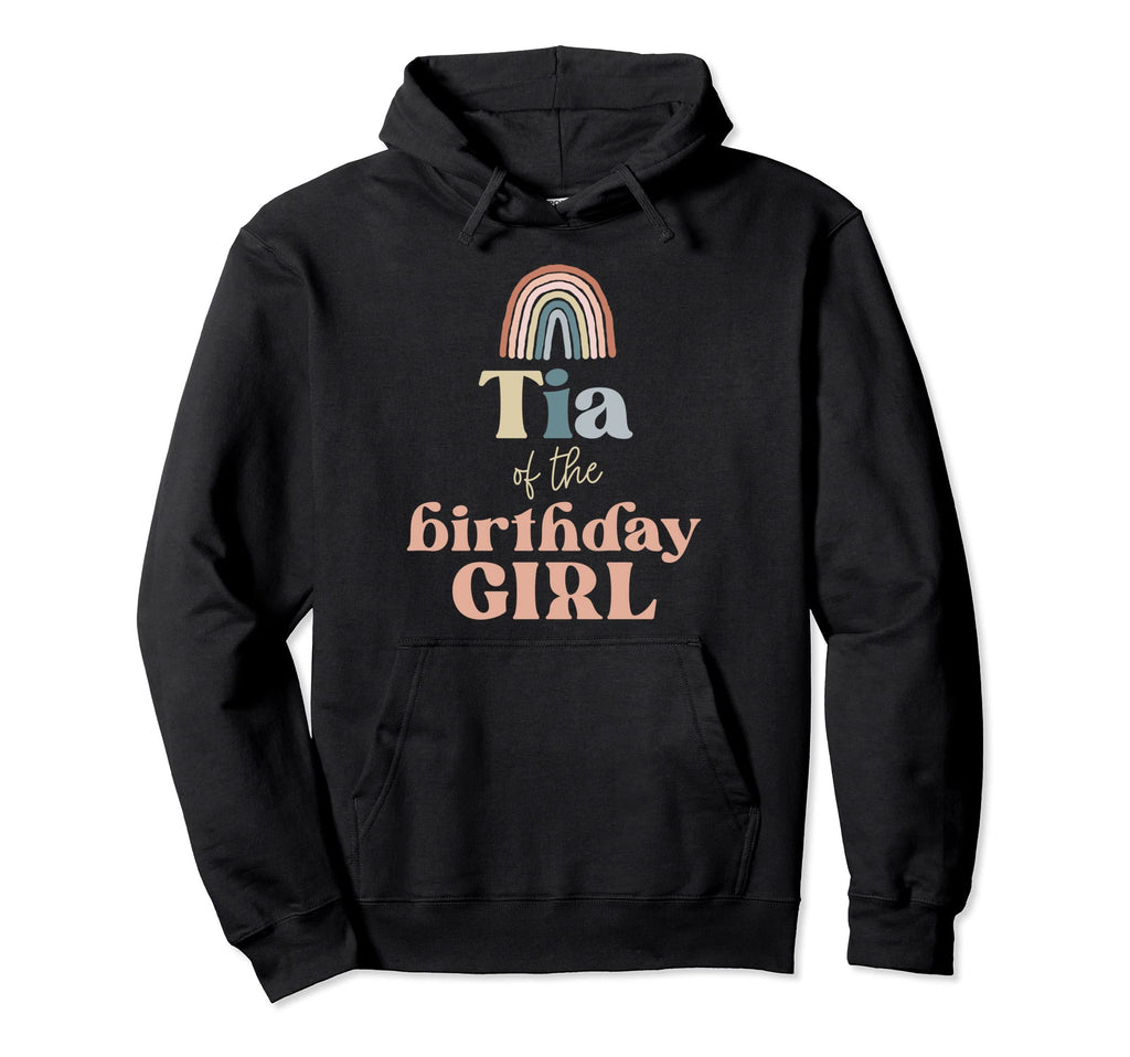 Tia Birthday Boho Rainbow Party Supplies Hoodie - Graphic Print for Adults - T-Shirt, Sweatshirt, Hoodie