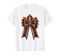 Womens Moms Coquette Bow Football T-Shirt - Fun Novelty Design Men Women - T-Shirt, Sweatshirt, Hoodie