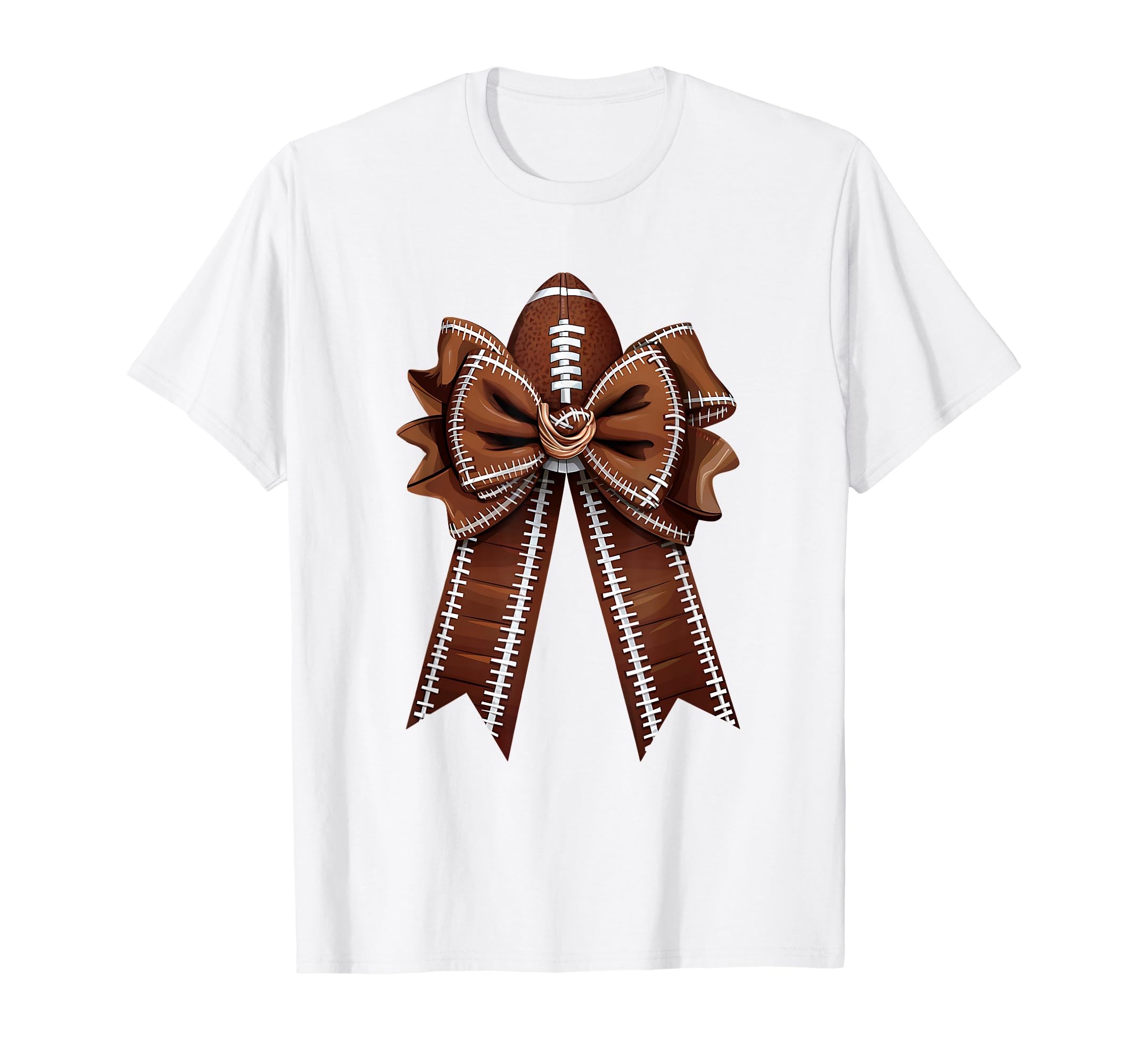 Womens Moms Coquette Bow Football T-Shirt - Fun Novelty Design Men Women - T-Shirt, Sweatshirt, Hoodie